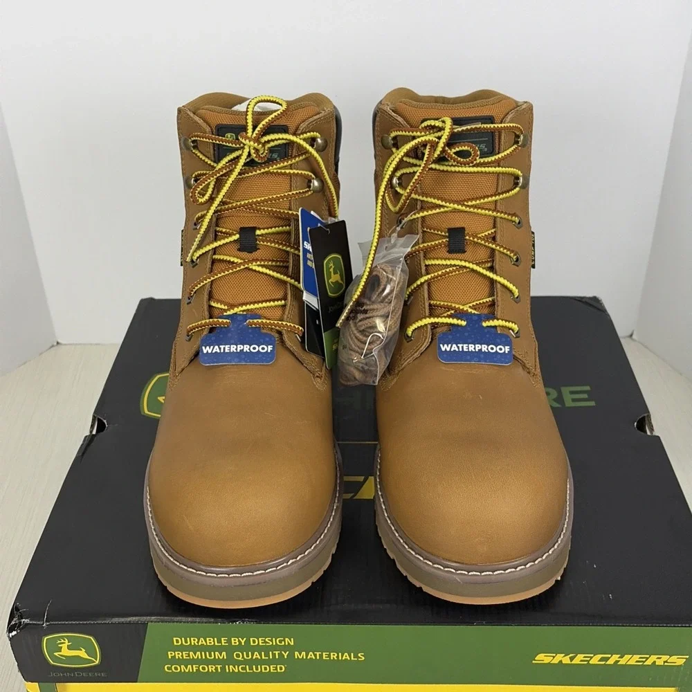 Skechers X John Deere Waterproof Flex-Wedge Ranger Work Boots 13 EH Waterproof